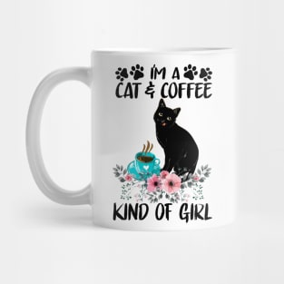 Cat and Coffe Kind Of Girl Mug